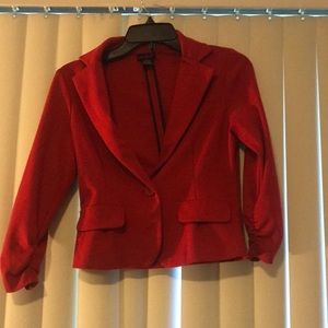 A red blazer for speeches or formal events
